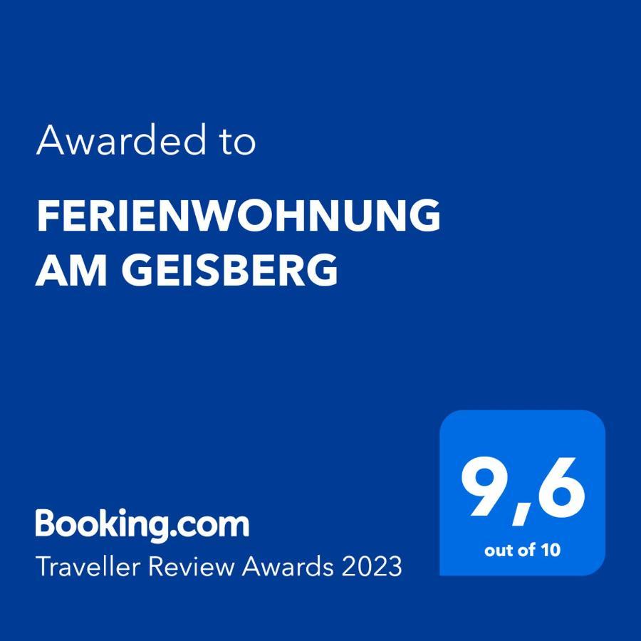 Ferienwohnung Am Geisberg Geisfeld  Esterno foto